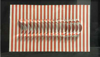 Julio Le Parc Caja N° 20, 1970. Pochoir. 27 x 40 x 3 cm.